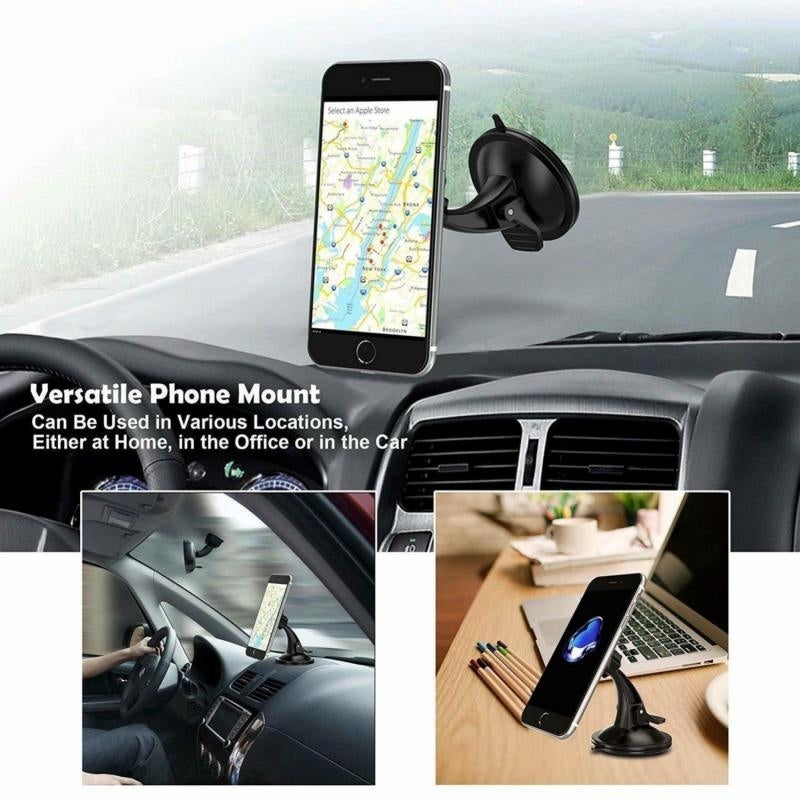 H010 Magnetic Car Phone Mount with 360 Degree Swivel Ball