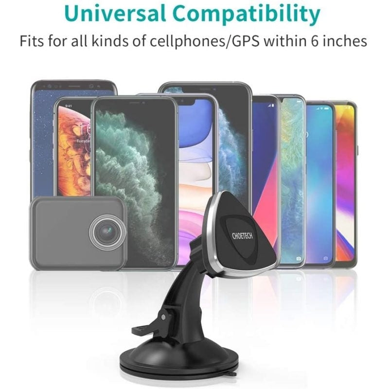 H010 Magnetic Car Phone Mount with 360 Degree Swivel Ball