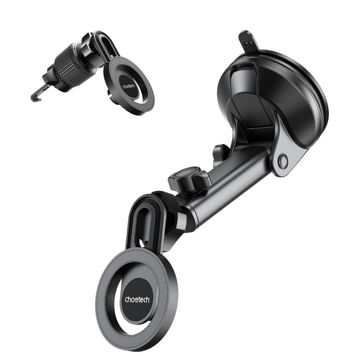 H01005 Magnetic Car Mount 360-dgree Rotation, Telescopic Arm, for SUVs