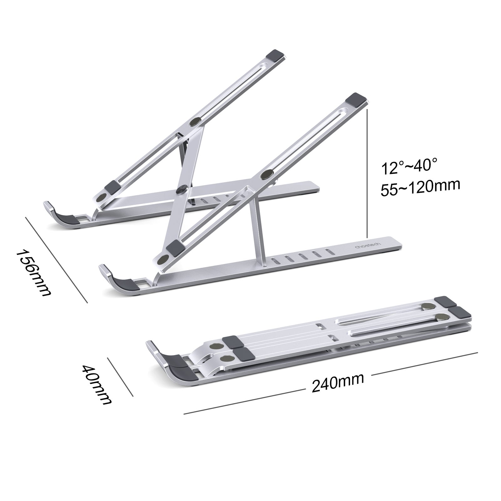 H045-SL Aluminum Foldable Laptop Stand
