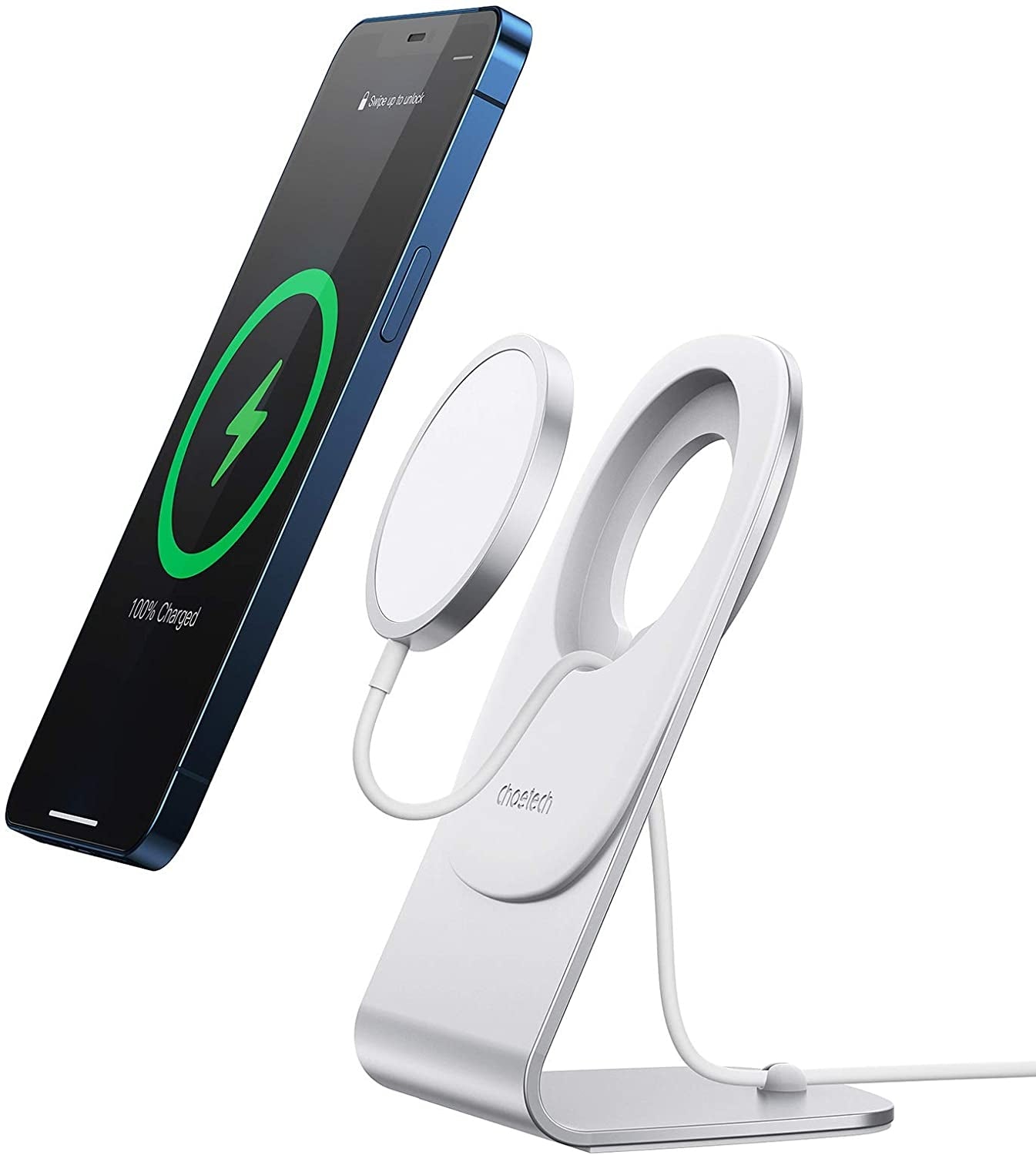 H046 Phone Stand For MagSafe Charger Aluminum (Stand Only)