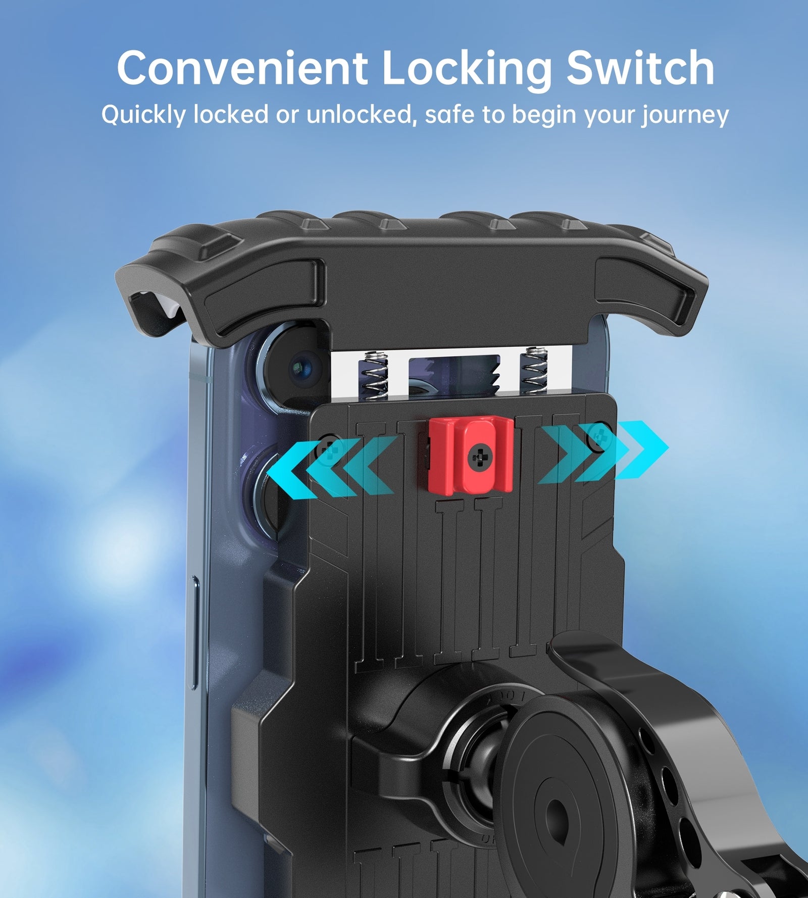 H067-GY Adjustable Mobile Stand for Bicycle (Gray)