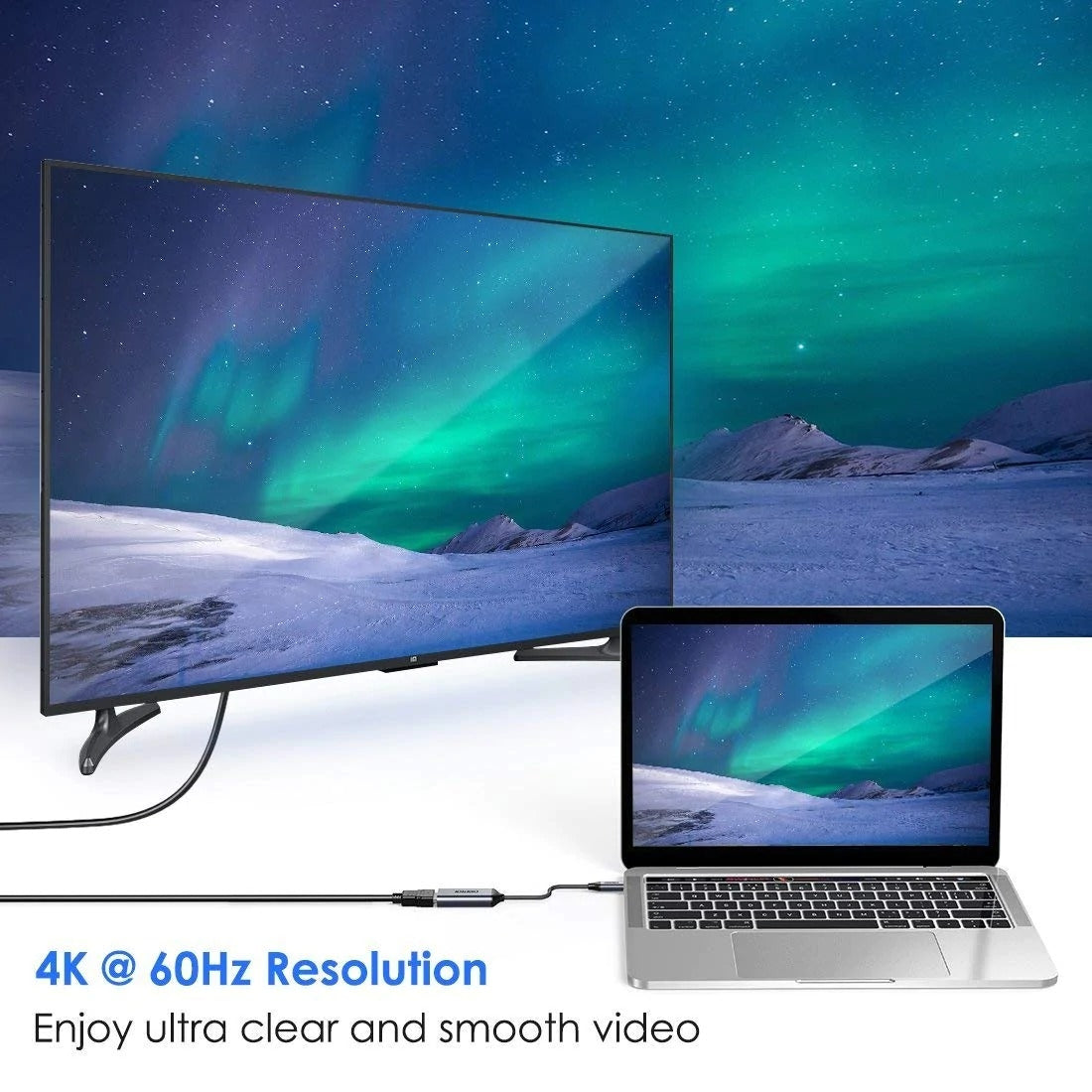 HUB-H10 USB-C To HDMI Braided Cable Adapter