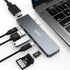 CHOETECH HUB-M14 7-in-1 USB-C Hub for MacBook Pro Air Thunderbolt 3 4K HDMI SD