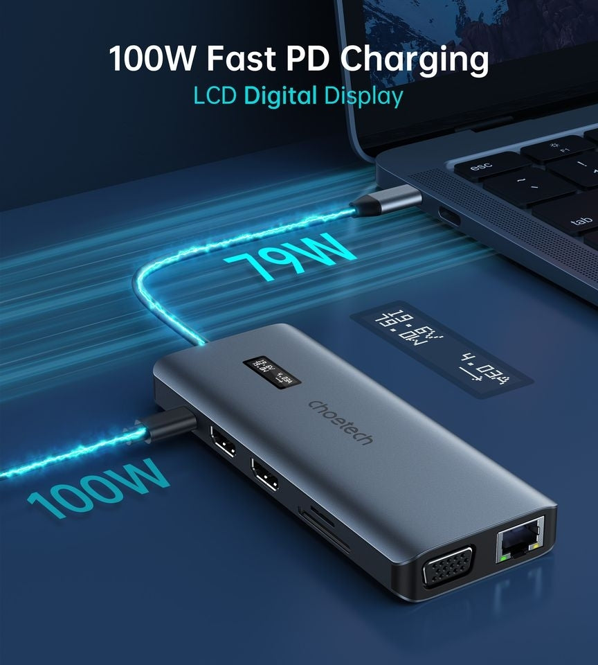 HUB-M26 12-in-1 USB-C Multiport Adapter