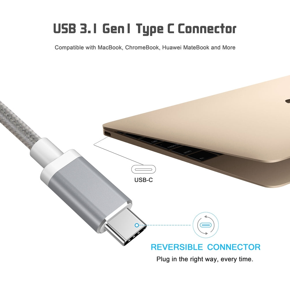 HUB-V02 USB-C to VGA & USB Multiport Adapter