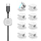 CHOETECH MCC001-WH 6 Pack Professional grade Magnetic Lock Cord Holder Clips White