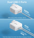 PD6008 GaN Dual USB-C 100W Travel Charger with US/EU/UK/AU Plugs Included