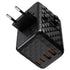 PD6028 GaN 5-Port Travel Wall Charger with 2 USB-C, 2 USB-A, AC Socket