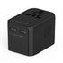 PD6045 GaN Tech 2C+2A 45W Travel Adapter with US EU UK AU Plugs Black