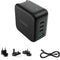 CHOETECH PD6055 GAN USB-C + USB-A 70w Travel Charger US/EU/UK/AU