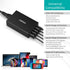 Q34U2Q 5-Port 60W PD Charger with 30W Power Delivery and 18W Quick Charge 3.0