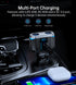 CHOETECH TC0020 45W 2 Sockets + 2x USB-C + 1x USB-A Cigarette Lighter Splitter