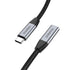 XCC-1039 100W Type-C Female to Type-C Male Extension Cable 2M