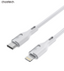 CHOETECH XCL-0002 Silicone USB-C to L Cable 1m White