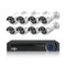 8CH 4MP PoE CCTV System with 2TB HDD, H.265 Compression, 8 Cameras Incl