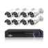 8CH 4MP PoE CCTV System with 2TB HDD, H.265 Compression, 8 Cameras Incl