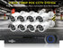 8CH 4MP PoE CCTV System with 2TB HDD, H.265 Compression, 8 Cameras Incl