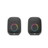 HP DHS-2113 Portable Bluetooth Speaker 6W Stereo USB AUX LED Lights for PC Black