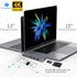 9820T 8-in-1 Dual USB-C Adapter for MacBook/Pro HDMI/ Thunderbolt3/USB3.0*3/TypeC/SD/TF