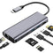INTACT 9826T 7-in-1 USB-C Adapter HDMI/RJ45/USB3.0*2/SD/TF/ Type-C PD