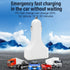 4-Port Car Charger 2 Ports PD + 2 Ports QC3.0  White