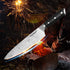Warmot 3pc Kitchen Knife Set High Carbon Stainless Steel Triple Riveted 997-3