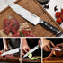 Warmot 3pc Kitchen Knife Set High Carbon Stainless Steel Triple Riveted 997-3
