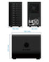 IB-3810-C31 SINGLE enclosure for 10x HDD with USB 3.1 (Gen 2) Type-C or Type-A interface