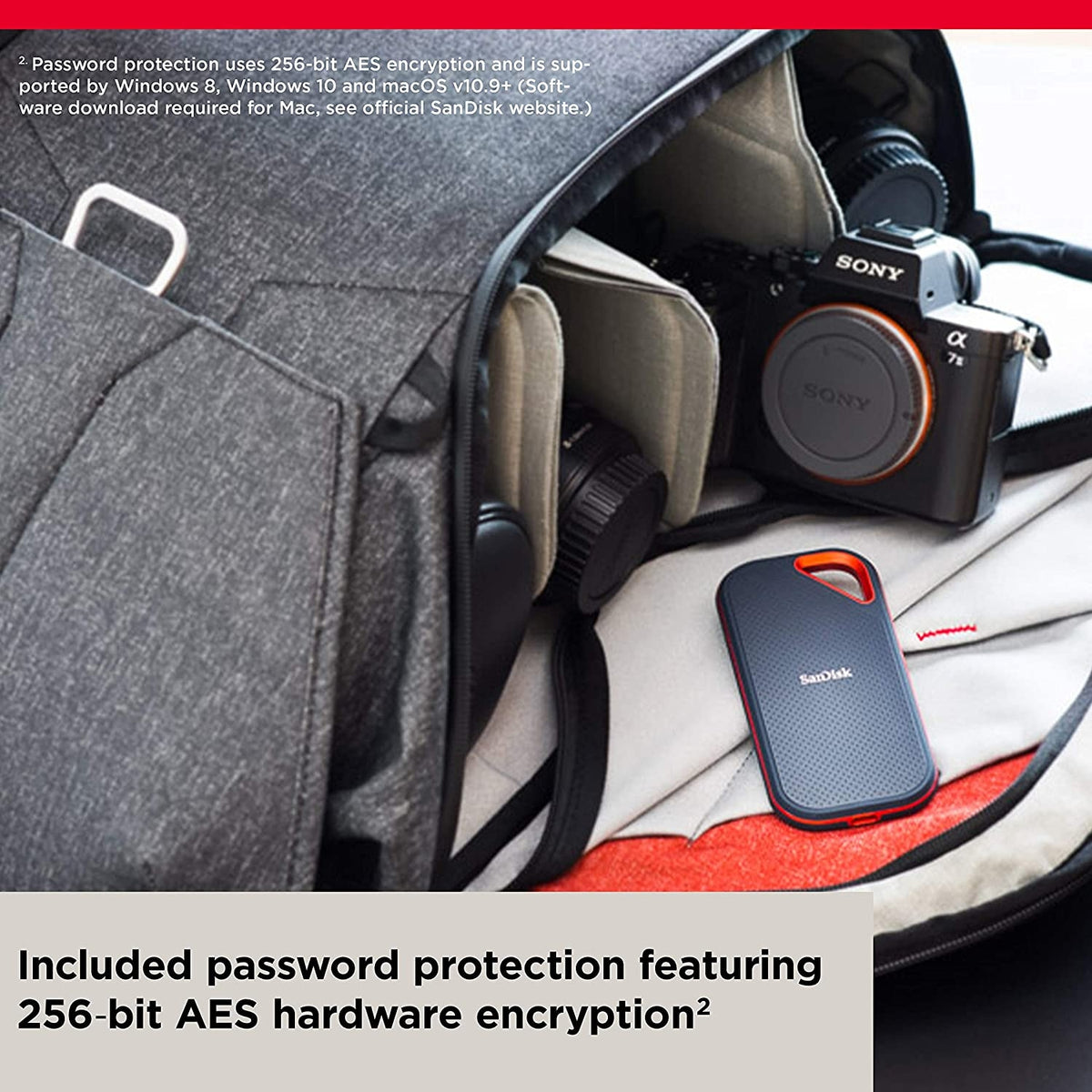 Extreme PRO Portable SSD V2, 1TB, 2000MB/s, IP55 Rated Drive Unit