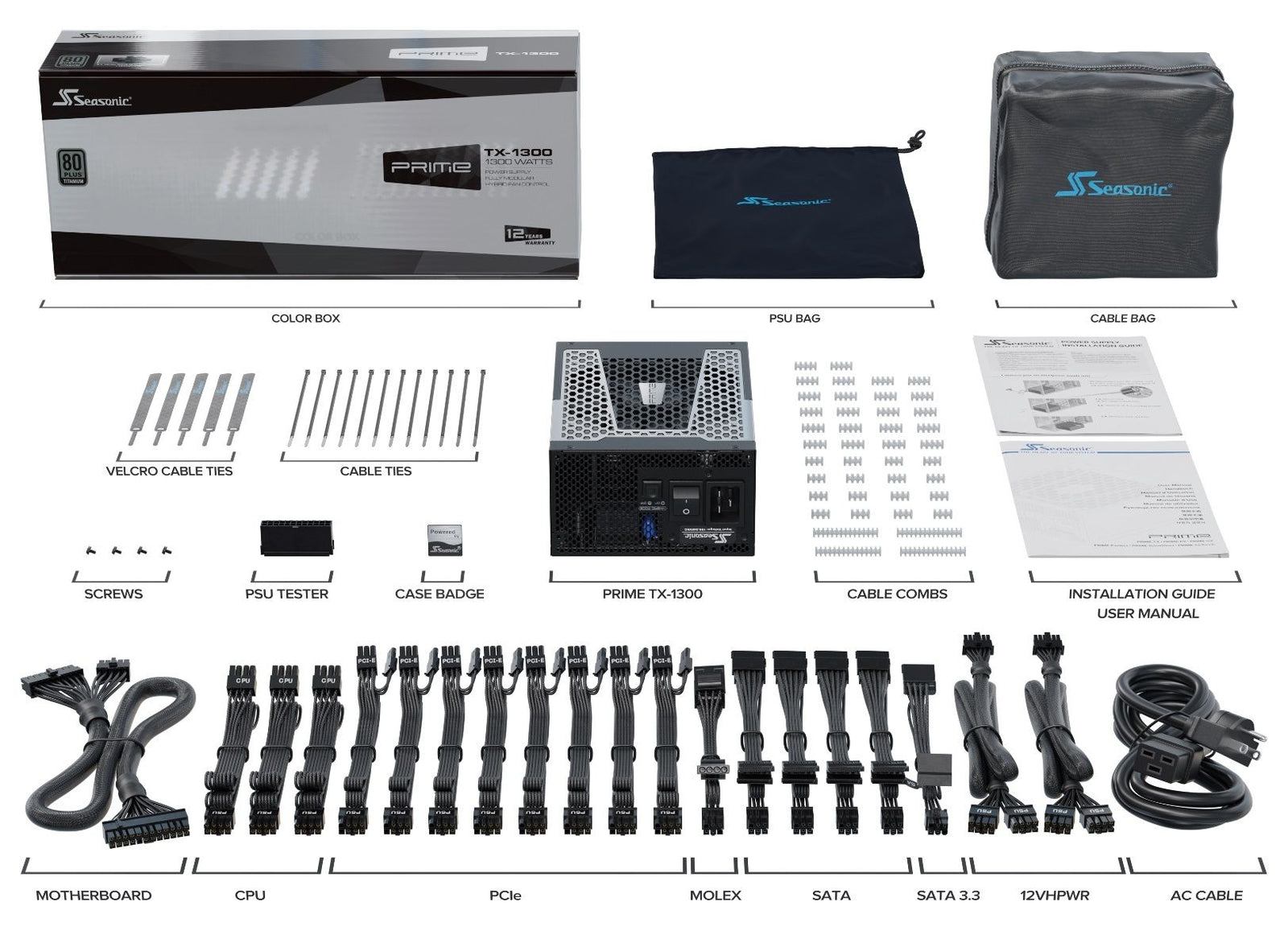 Seasonic PRIME TX-1300 1300W Titanium Modular PSU