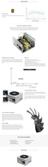 SEASONIC FOCUS GX (ONESEASONIC) WHITE EDITION GX-850 (SSR-850FX WHITE)  850W 80 PLUS GOLD PSU