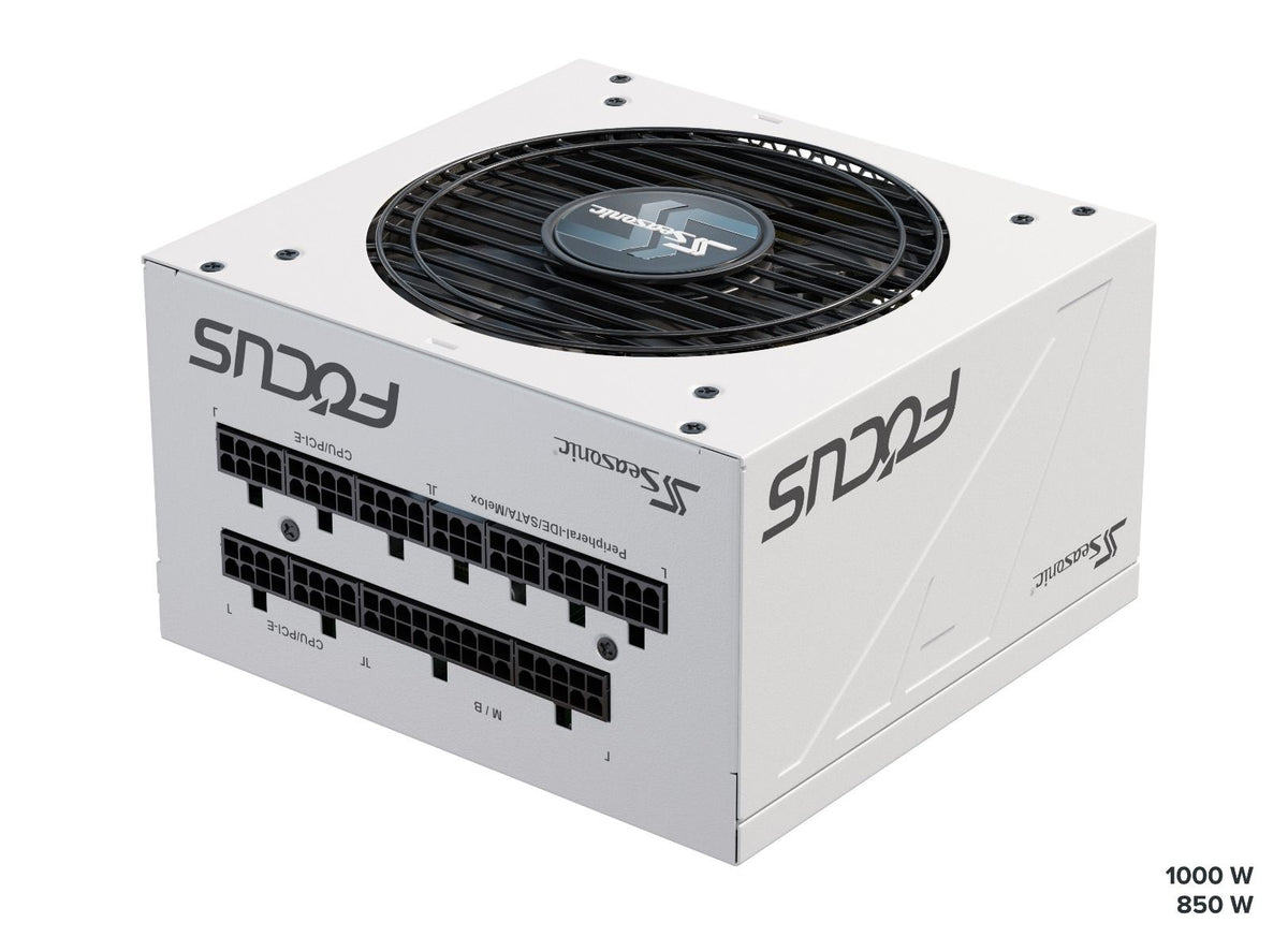 Focus GX-850 White 850W ATX 3.0 Gold Modular PSU, 10yr Coverage