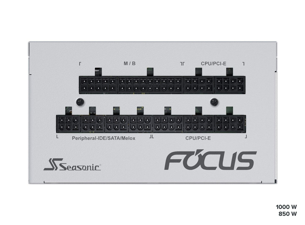 Focus GX-850 White 850W ATX 3.0 Gold Modular PSU, 10yr Coverage
