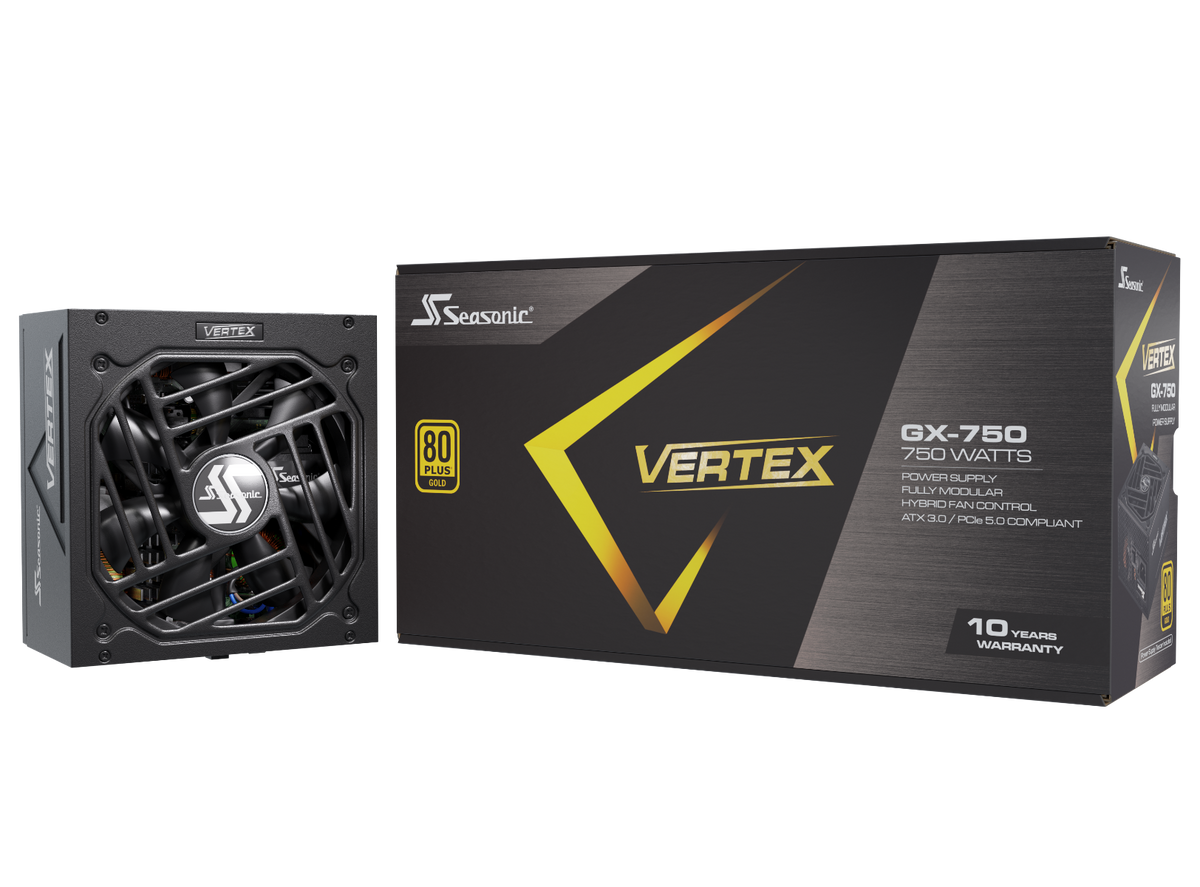 Vertex GX-750 750W 80 PLUS Gold Fully Modular ATX 3.0 PSU, 10-Yr