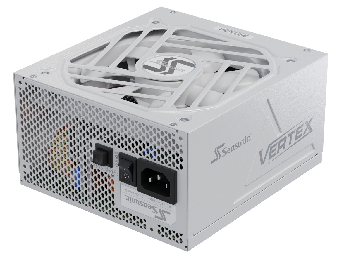 VERTEX GX-1000 White 1000W ATX 3.0 Gold Modular PSU, 10 Year Warranty Kit