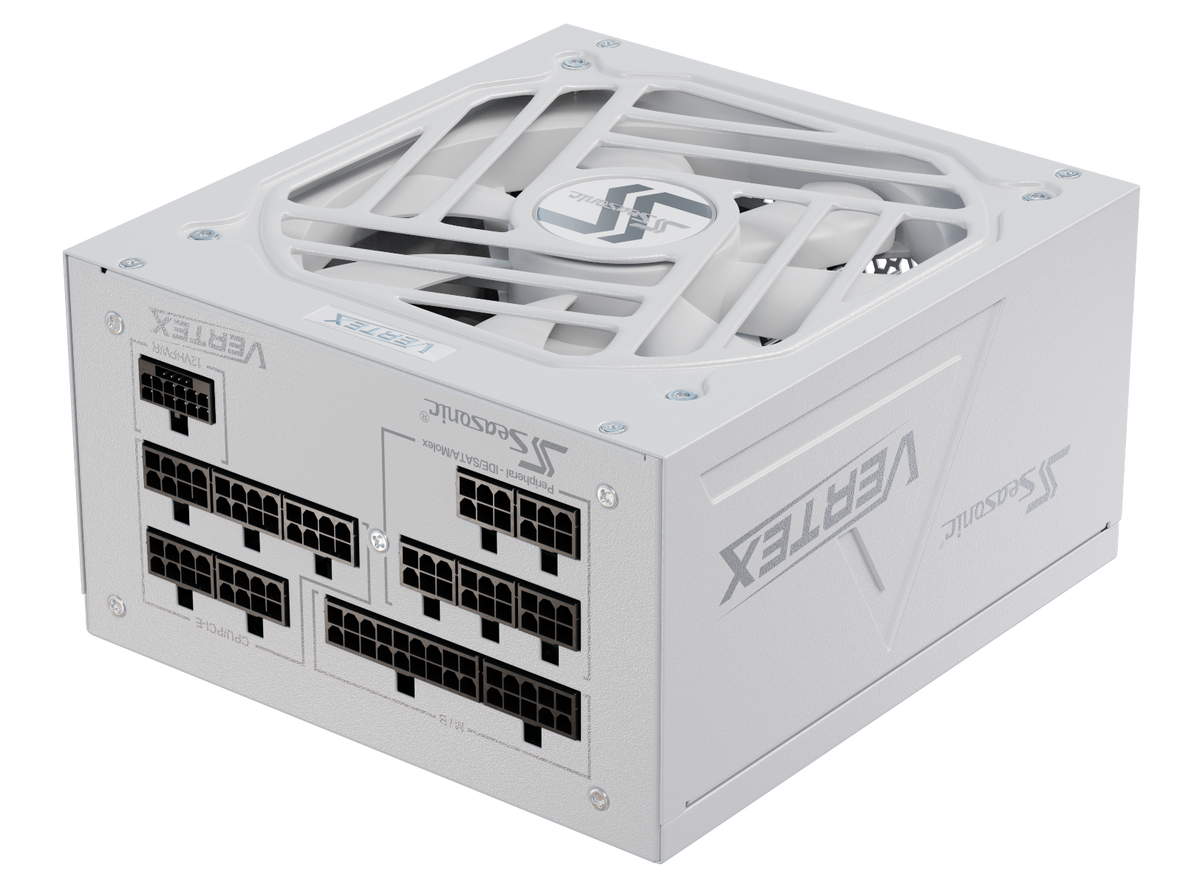 VERTEX GX-1000 White 1000W ATX 3.0 Gold Modular PSU, 10 Year Warranty Kit