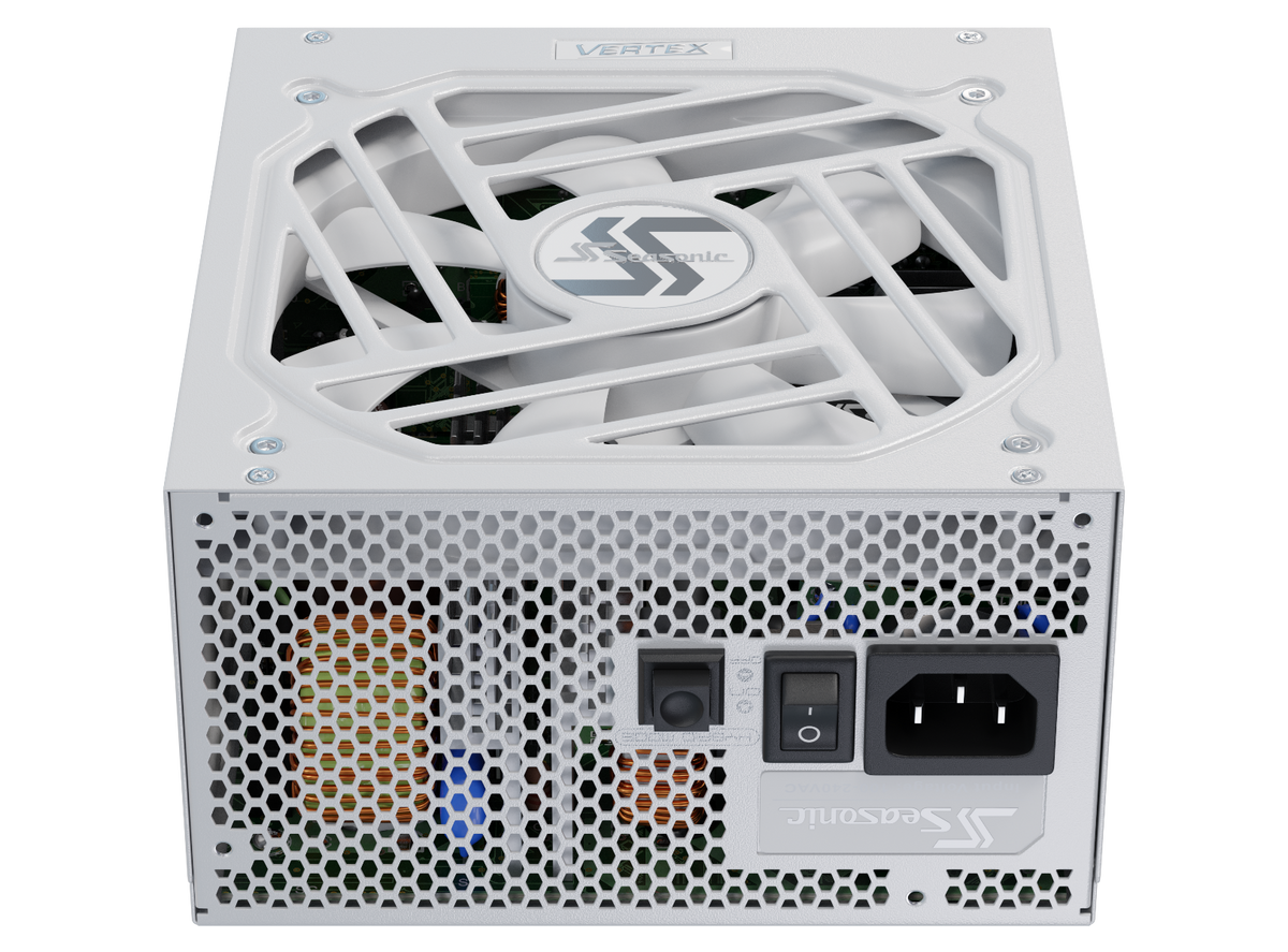 VERTEX GX-1000 White 1000W ATX 3.0 Gold Modular PSU, 10 Year Warranty Kit