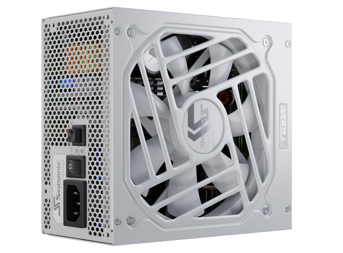 VERTEX GX-1000 White 1000W ATX 3.0 Gold Modular PSU, 10 Year Warranty Kit