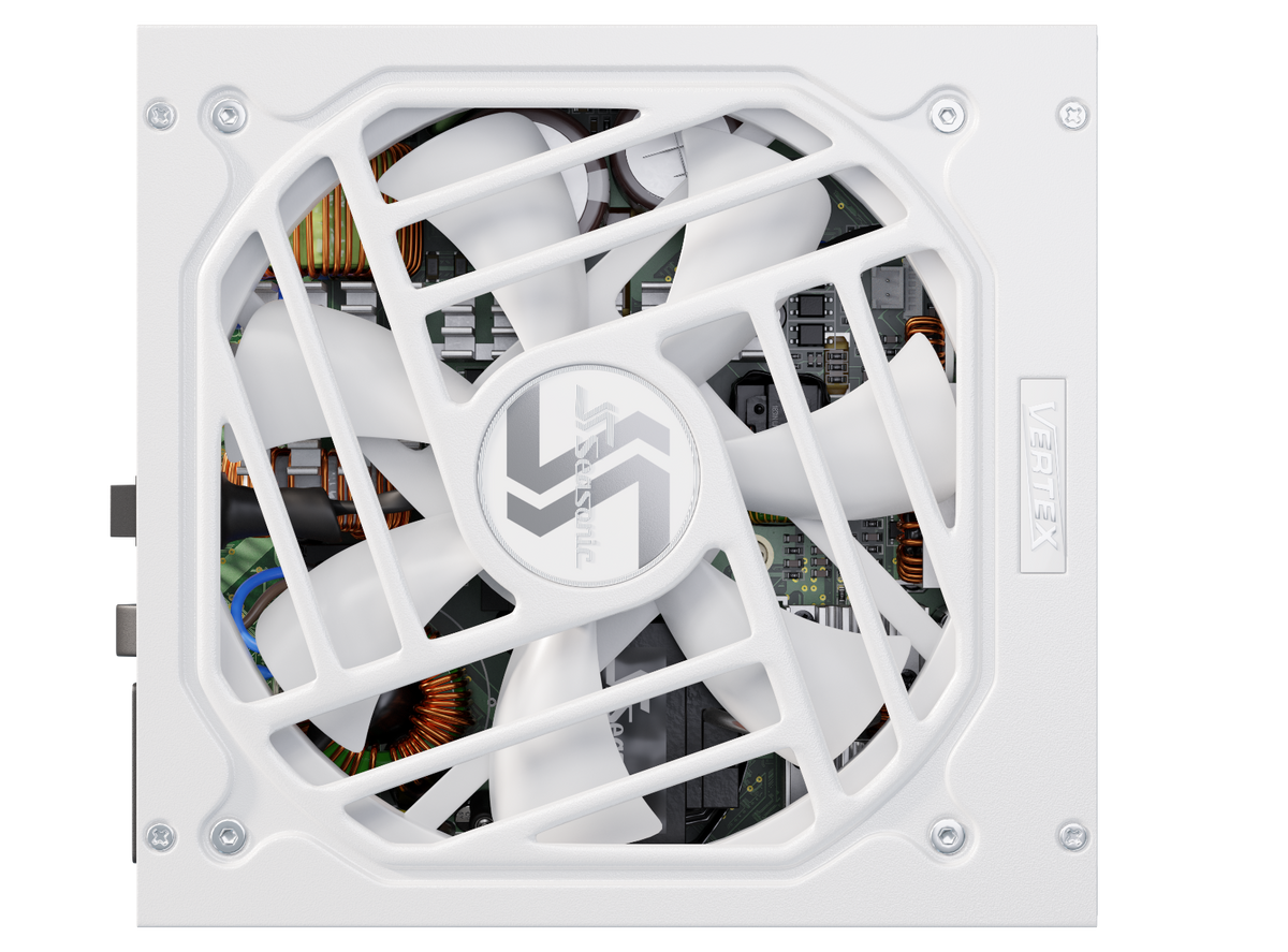 VERTEX GX-1000 White 1000W ATX 3.0 Gold Modular PSU, 10 Year Warranty Kit