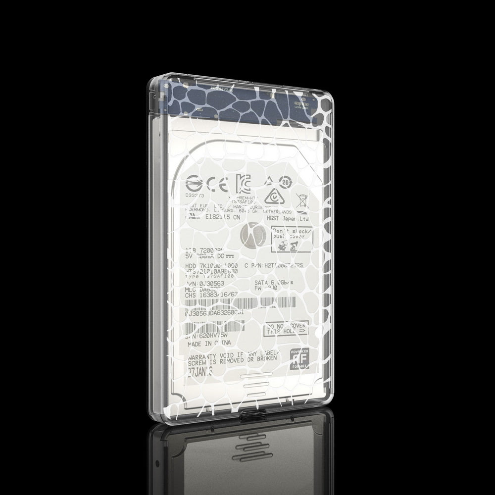 Simplecom SE101 2.5in SATA to USB 3.0 HDD SSD Enclosure Tool-Free UASP Clear
