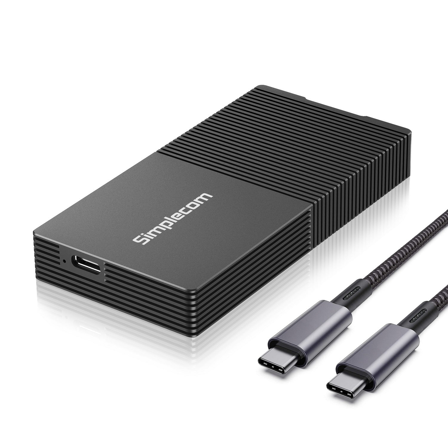 Simplecom SE640 USB4 NVMe M.2 SSD Enclosure 40Gbps USB-C Aluminium Thunderbolt