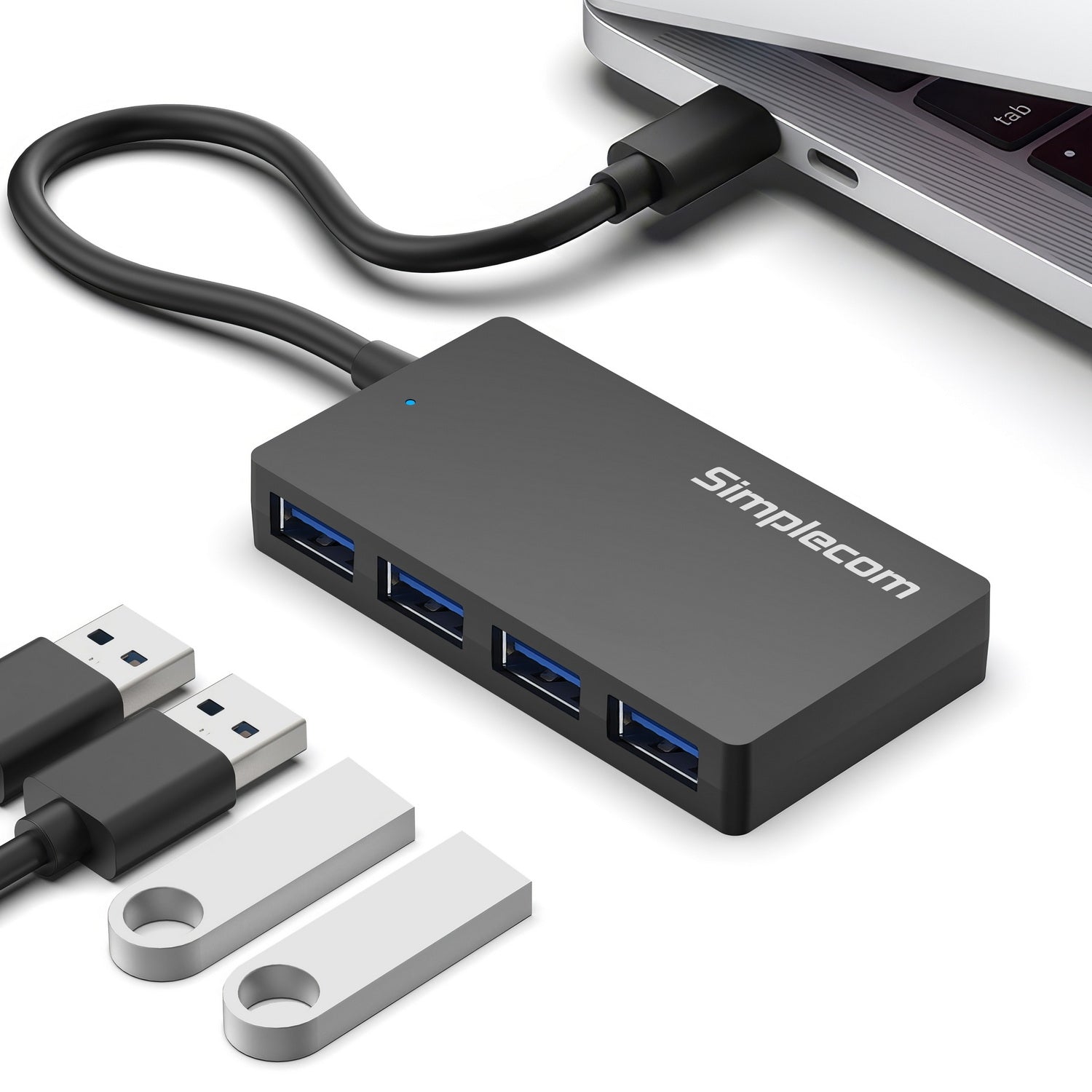 CH350 SuperSpeed USB-C to 4-Port USB-A Hub USB 3.2 Gen1