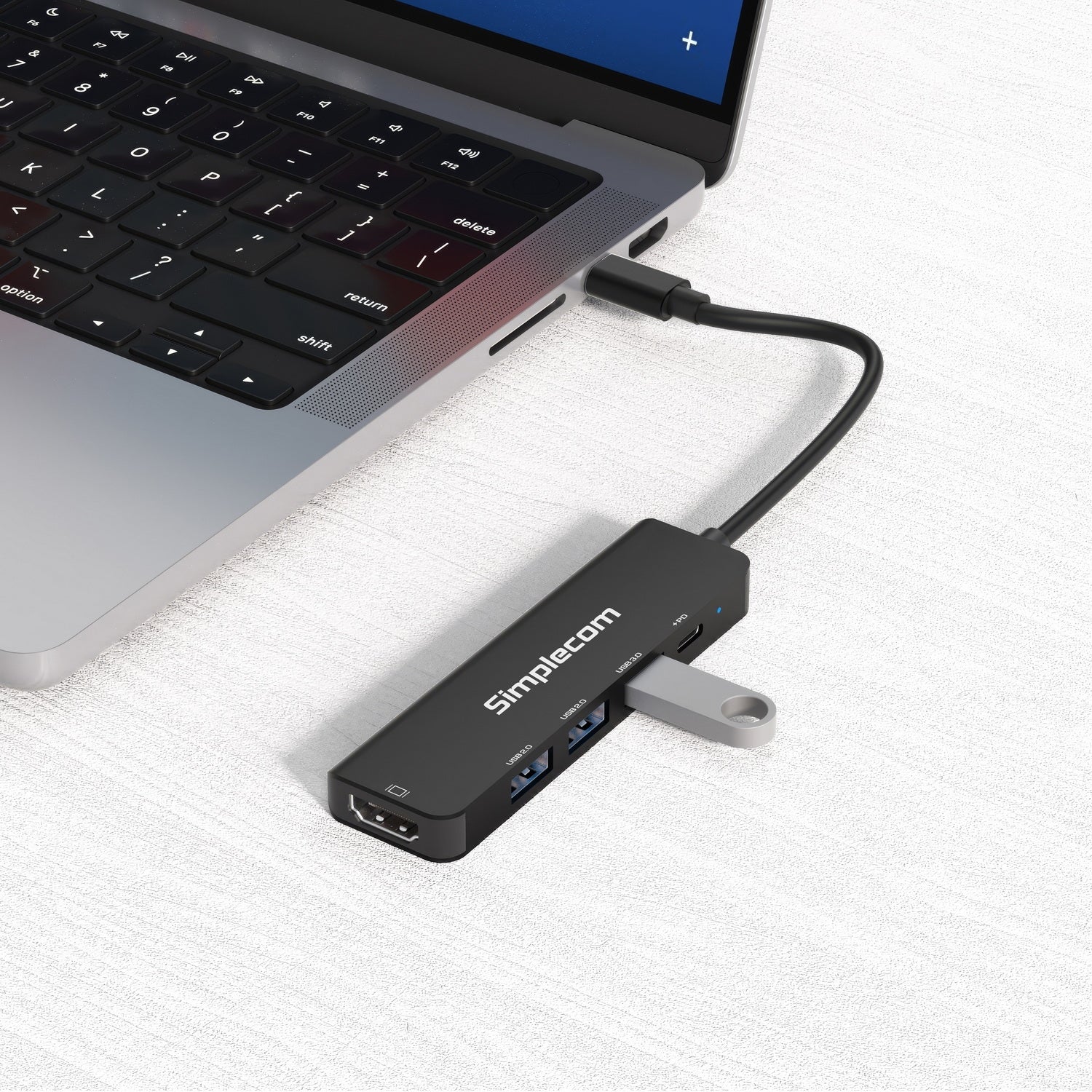 CHT550 USB-C 5-in-1 Multiport Docking Station with USB Hub PD HDMI 2.0