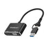 Simplecom DA326C USB 3.0 and USB-C to HDMI + VGA Video Card Adapter Full HD 1080p