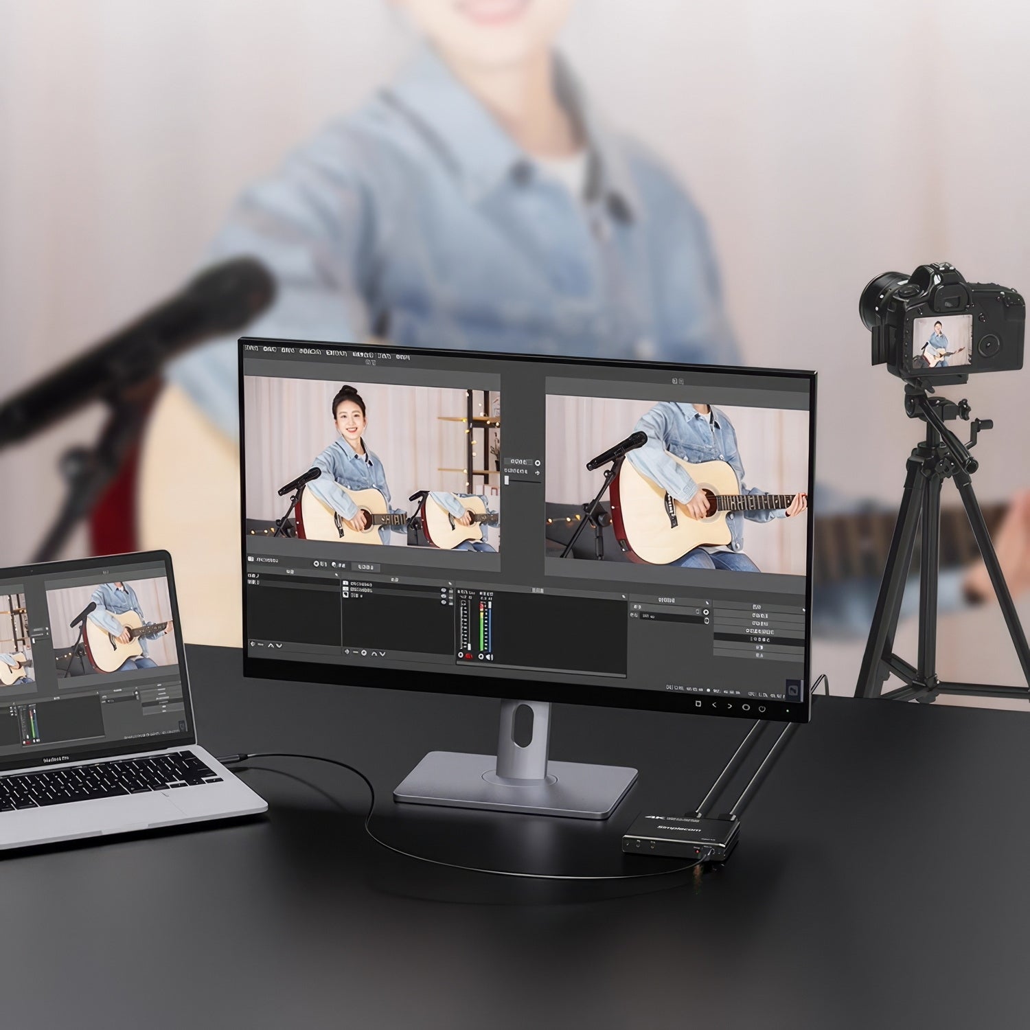 DAC10 HDMI 2.0 to USB 4K@60hz Video Capture Card Stream and Record in 4K 60FPS