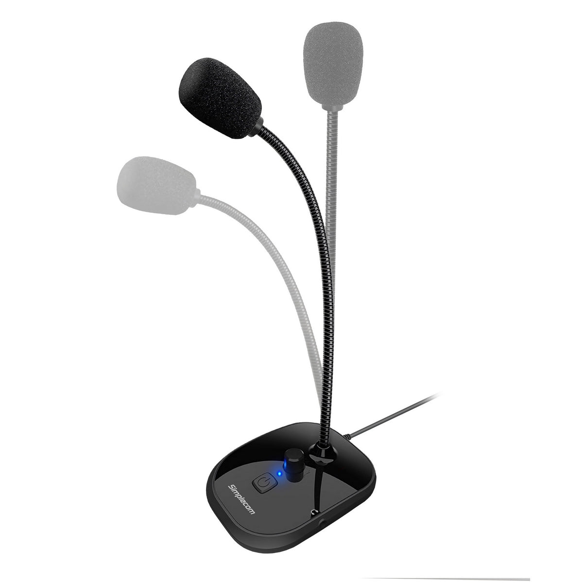 UM360 Plug and Play USB Desktop Microphone with Headphone Jack