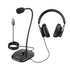 UM360 Plug and Play USB Desktop Microphone with Headphone Jack