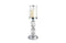 Abode Crystal Candle Holder – Silver - Medium