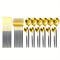 Deluxe Cutlery Set - Black & Gold